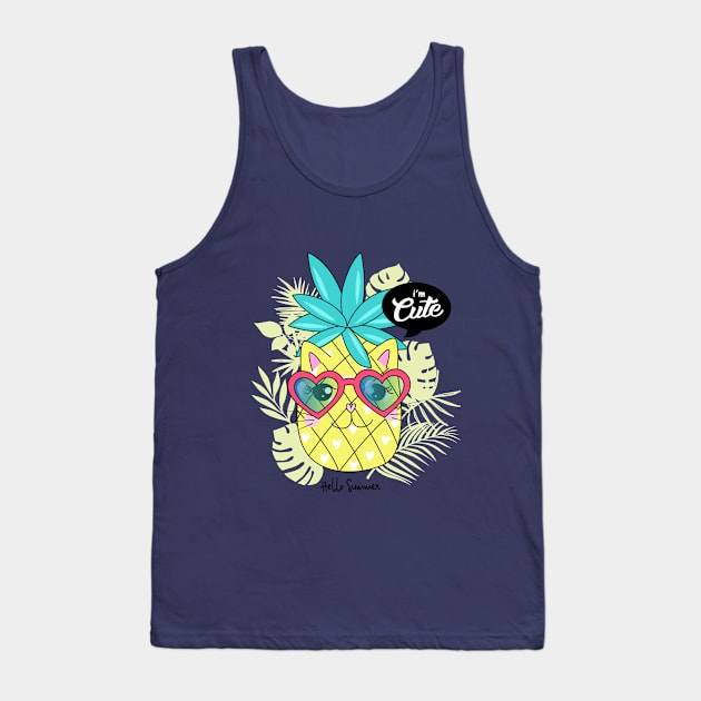 hello summer, i'm cute Tank Top by Tshirt lover 1